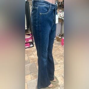 Judy Blue Women's Jeans! High waist, flare, dark blue